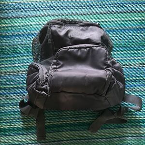 Pet backpack.  For a small pet dog cat or other.